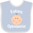 thumbnail image 3 of Inktastic Future Optometrist Occupation Boys or Girls Baby Bib, 3 of 4