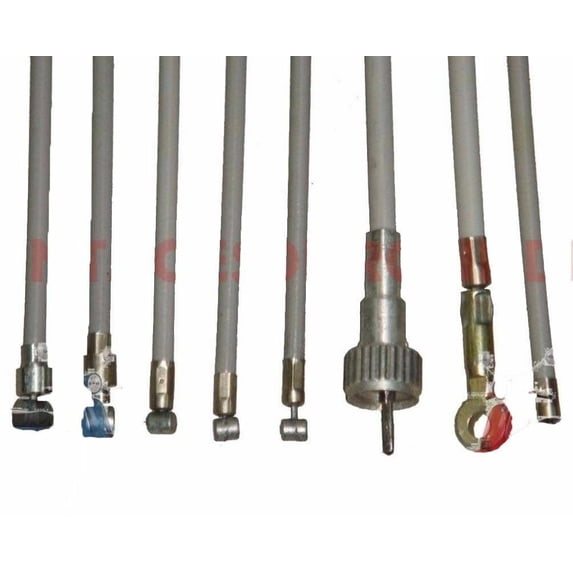 Vespa Complete Cable Kit Friction Free With Speedo Cable PX LML Star Stella