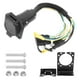 thumbnail image 1 of Adaptador de cableado de remolque de 12 V, plano de 4 vías a remolque estable de hoja RV de 7 vías para remolques pesados y livianos, 1 of 8