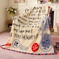 thumbnail image 2 of Manta de franela Blanket Joiedomi Mom 127 x 152 cm, color marrón, 2 of 8