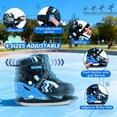 thumbnail image 3 of JZY Comfortable Kids Ice Skates with Breathable Fabric,Adjustable & Smooth Gliding for Boys & Girls (Ages 3-12),Perfect for Indoor and Outdoor Skating, 3 of 7