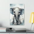 thumbnail image 4 of Watercolor Elephant Painting - Nursery Collection - Bedtime Stories, 4 of 6