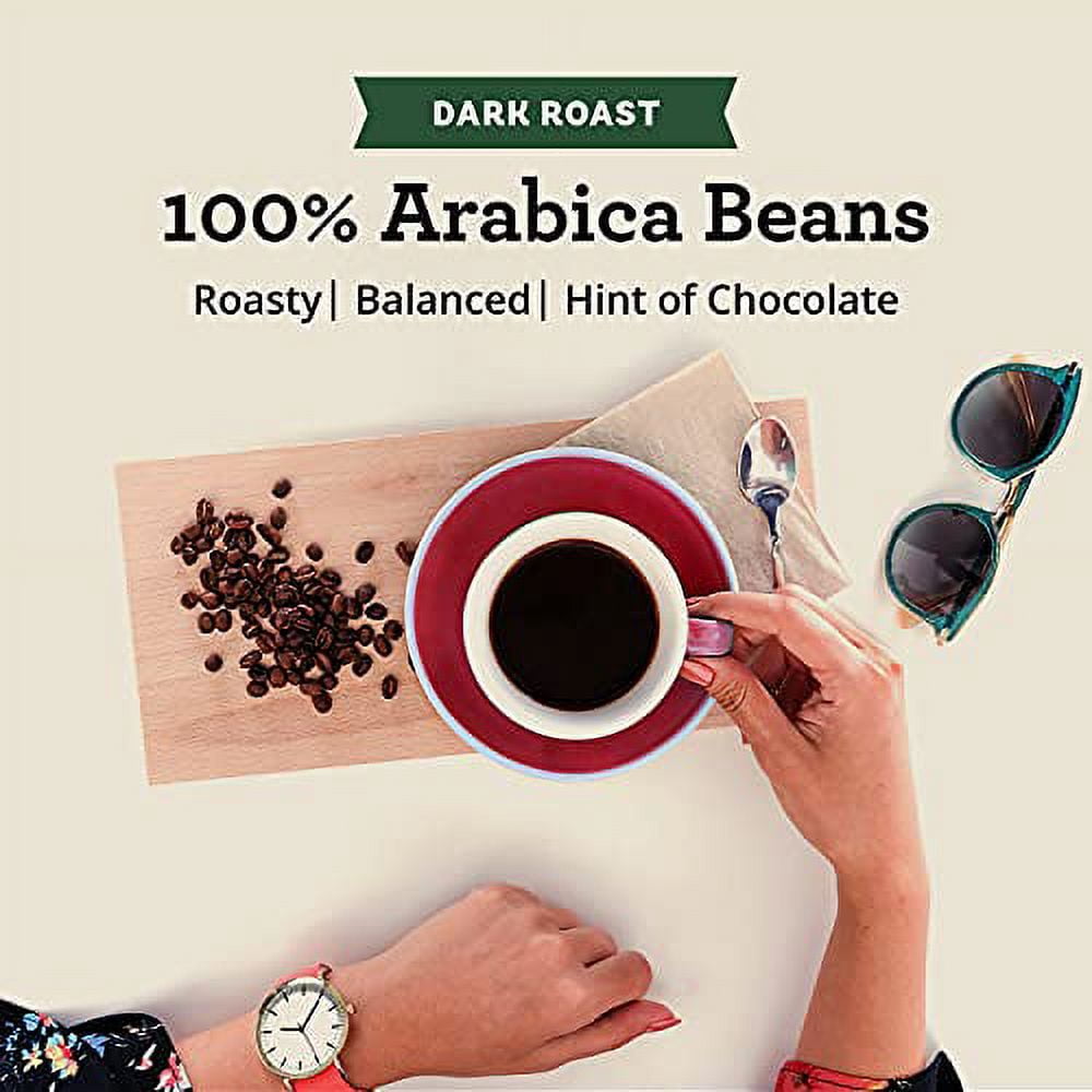Seattle's Best Coffee 6th Avenue Bistro Dark Roast Ground Coffee | 12 Ounce Bags (Pack of 6)