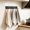 thumbnail image 4 of Ganchos de almacenamiento multiusos de aleación de aluminio para baño, dormitorio y organización del hogar: ganchos de pared sin necesidad de taladrar con esquinas redondeadas para toallas, ropa y a, 4 of 6