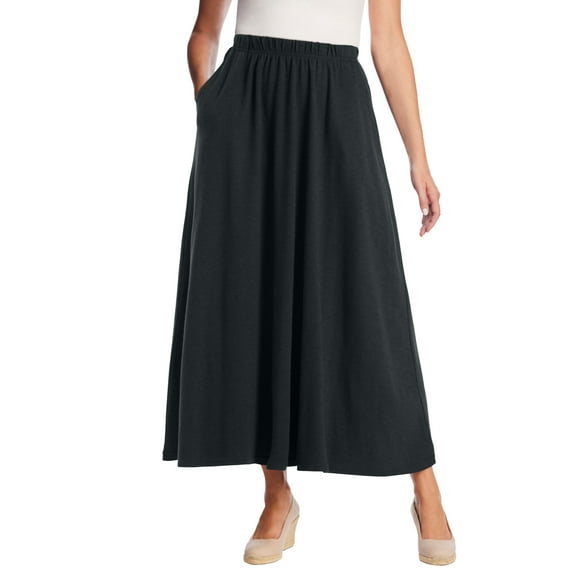 Woman Within Plus Size Petite 7-Day Maxi Skirt