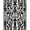 Black White, Pattern 13, variant on ODIKA Zebra Contemporary Print Abstract Stripe Inspired Wallpaper Blanket for Dorm Room, Small Living Apartment, Stain Resistant Low Profile