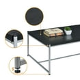 thumbnail image 5 of Lennox 3 Piece Black Metal Coffee and End Table Set, 5 of 7