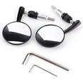thumbnail image 1 of Motorbike Accessory,Handlebar Round Rearview Mirror Black Round Rearview Mirror Motorcycle Rearview Mirror State-of-the-Art Design, 1 of 8