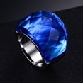 thumbnail image 4 of Qarigey Anillo Cristal Moda Personalizar Presente Anillos de dedo Giratorio Joyería femenina Lucency Aniversarios de moda Navidad Ropa, zapatos y accesorios Miscelánea Qarigey AP014921-01, 4 of 6