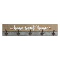 thumbnail image 1 of Stratton Home Decor S12901 Rustic Sweet Home Hooks - White & Grey, 1 of 1