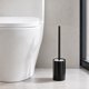 thumbnail image 1 of Toilet Cleaning Set Long Handled Bathroom Wall Mounted Toilet Brush With Base, 1 of 7