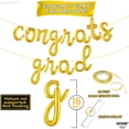 thumbnail image 4 of KatchOn, Gold Congrats Grad Balloons - Script, 16 Inch | Congratulations Balloon for Graduation Decorations 2026,2026 graduation party decorations | Graduation Balloons, Grad Party Decorations, 4 of 6