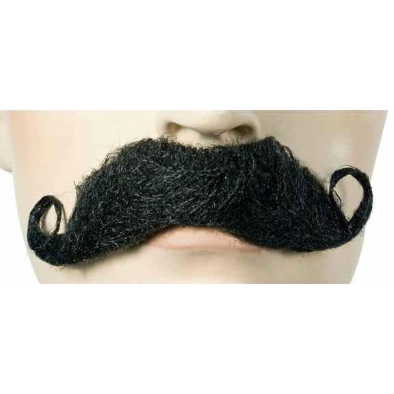 Lacey Wigs LW409WTSM Must English Mustache - White, Small