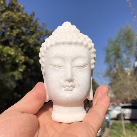 Afghan jade carved Shakyamuni Statue head statue Meditating Sculpture Eastern Enlightenment Buddhism meditation yoga  Healing reiking buddha