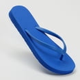 thumbnail image 5 of FRSASU Slim Flip Flops for Women,Shower Slippers Flat Sandals,Lightweight Basic Thongs Rubber Soft Slide Slip-on Shoes Blue, 5 of 8
