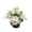 Beige#2, variant on Artificial Potted Faux Flowers Plastic Simulation Greenery Lifelike Fake Floral Arrangement for Home Office Decor No Maintenance Small Bonsai Style Decorative Set of 6 Beige