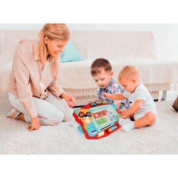 Clementoni Baby Interactive Magnetic Easel for Toddlers-Ages 18 Months Plus,