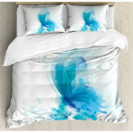 watercolor duvet cover set