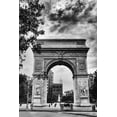 thumbnail image 2 of Jenney, Jessica 13x18 White Modern Wood Framed Museum Art Print Titled - Washington Square Arch, 2 of 4