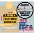 thumbnail image 2 of FUEL STORAGE NO SMOKING | Warning Notice Caution Danger 3mm PVC Sign, 2 of 4