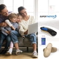 thumbnail image 3 of Premium Superthotics Platinum Bundle Includes Customizable orthotic insoles for Men and Women; Comfort Memory Foam Slippers for indoor and outdoor use & our paraben and cruelty-free Peppermint Lotion, 3 of 15