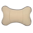 thumbnail image 1 of Milisten Cojín De Apoyo Para Cuello De Auto En Cuero Sintético Beige Para En Conducción, 1 of 8