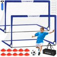 thumbnail image 1 of But de Soccer VAVOSPORT 2 de 6x4ft avec Ballon, Cônes pour Enfants, 1 of 6