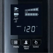 CyberPower CP1350PFCLCD Pure Sinewave UPS Battery Backup, 1350VA/880W, Mini Tower