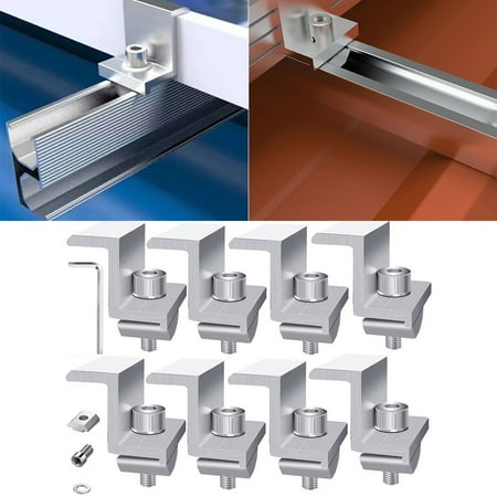 

Solar Panel Module Aluminum Bracket Rail Fastening rail Trapezoidal Roof Mount