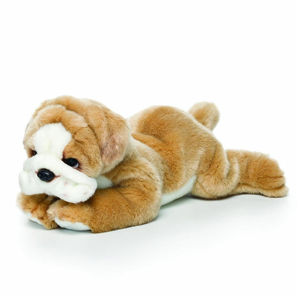 Bulldog Plush Toy, Large, Material(s): 20% Polyester and 80% Acrylic By ...