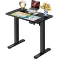 thumbnail image 1 of Height Adjustable Electric Standing Desk 32x19 Inch Sit Stand Up Desk with Memory for Home Office Computer Black, 1 of 5