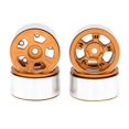 thumbnail image 3 of 4PCS 1.0in Metal Wheel Rims for 1/24 1/18 RC Crawler Car Axial SCX24 AX24 FCX24 Enduro24 TRX4M,Wide 5-Spokes, 3 of 5
