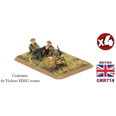 Flames of War The Great War British Machine Gun Platoon 4x Vickers teams