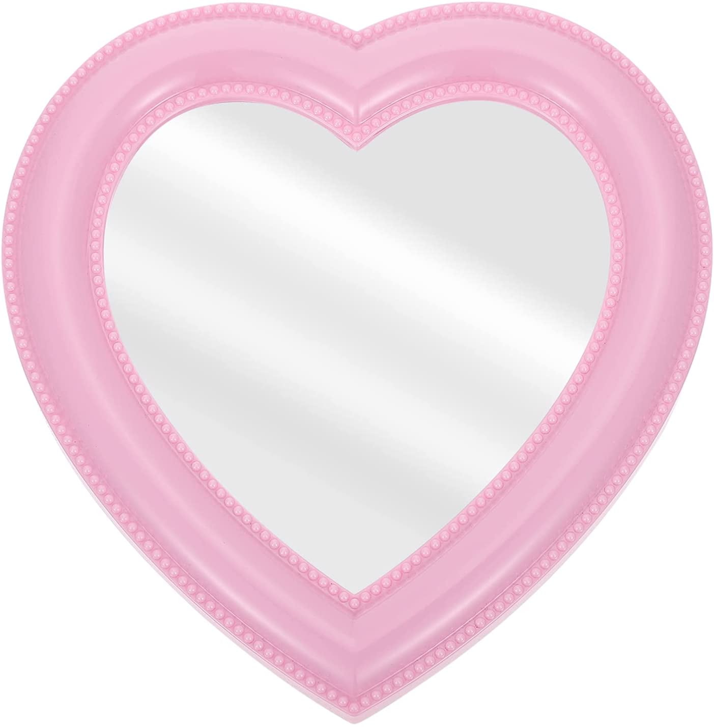 Pink heart mirror with lights Clearance