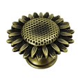 thumbnail image 1 of Poignées de Meubles en Alliage de Zinc en Forme de Tournesol pour Enfants, 1 of 6