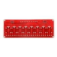 thumbnail image 1 of 8 Channel Optocoupler Relay Module, Patch Photocoupler Isolation, 5mA Trigger Current,Green Power Indicator, Red Relay Indicator, 24 Wire Interfaces, 118g Weight 3.1mm Bolt Hole,, 1 of 7