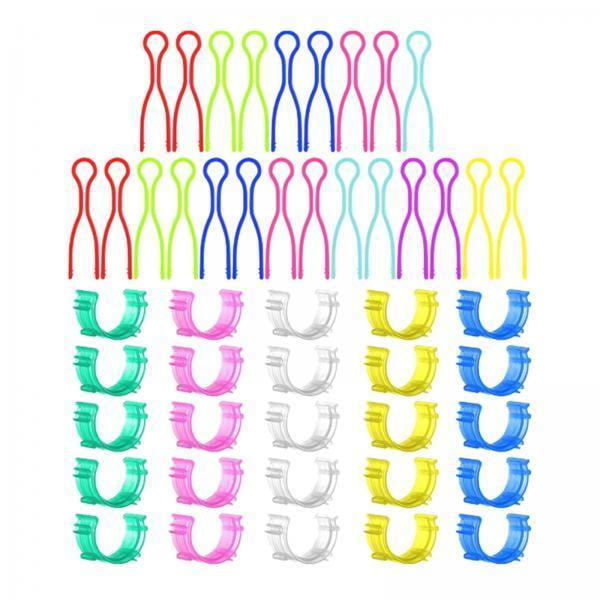 2x Conjunto de 50 clips de titur de 6.8 cm Bobbin para el acolchado de bordados y el BLESIY Pinzas para portabobinas de hilo