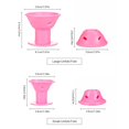 thumbnail image 2 of Rizador de cabello sin calor, 40 piezas, incluidos 20 rizadores de cabello grandes y 20 rulos de cabello pequeños para mujeres y niños, rulos suaves para el cabello durante la noche (rosa), 2 of 5