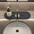 thumbnail image 5 of Sink Faucet Guard and Absorption Pad, Diatomite Mat, Anti-mold, Quick-drying Drip Tray for Sponges, for Kitchen, Bathroom, and Laundry Sink Countertops, Gray, 23.5 X 5.5 Inches, by FAJHHA, 5 of 8