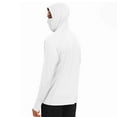 thumbnail image 4 of Fewfanhot Mens Sweatshirts and Hoodies UPF 50+ Sun Protection Hooded Shirt with Integrated Face Cover Long Sleeve Lightweight Rash Guard Shirts, 4 of 6