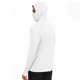 thumbnail image 4 of pstuiky Sudadera con capucha de manga larga para hombre, informal, holgada, de color liso, con agujeros para los dedos, de malla, con parches, para deportes, 4 of 6
