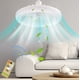 thumbnail image 1 of Hxlamzoo E27 Ceiling Fan With Lights Enclosed Low Fan Light Ceiling Light With Fan Hidden Electric Fan Delier Gimbal Lamp Three Color Dimming Summer essential, 1 of 9