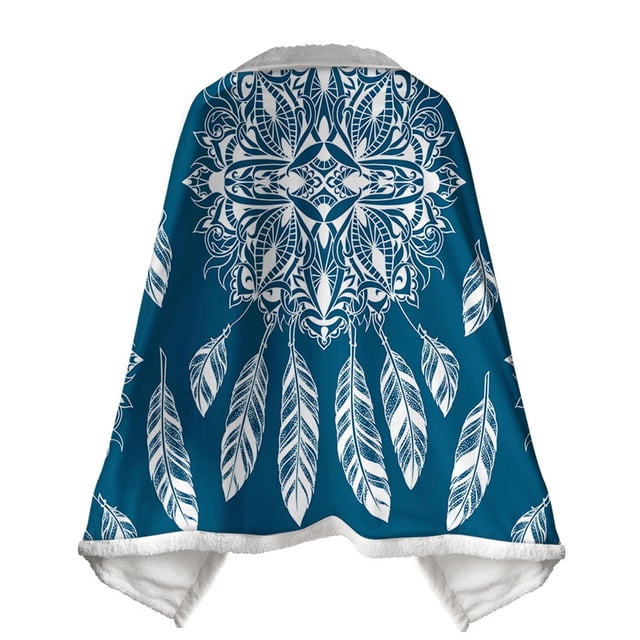 Awdenio Variété de Couverture Magique Cape Portable Couverture Paresseuse Double Couverture Attrape