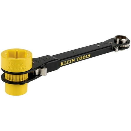 Klein Tools KT155HD 6-in-1 Linemans Heavy-Duty Ratcheting Wrench
