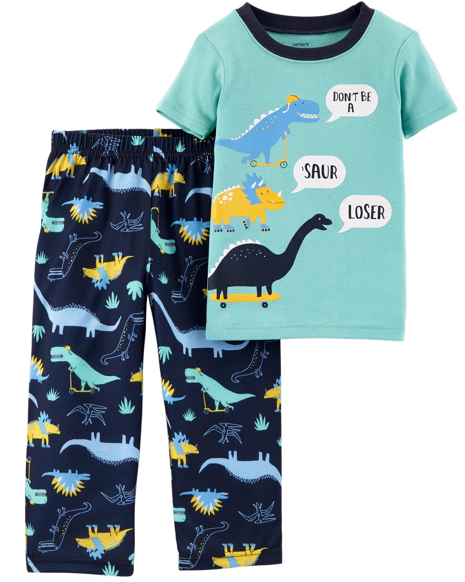 Carters Infant Boys 3 Piece Sleepwear Set Hippo Policeman Pajamas PJs