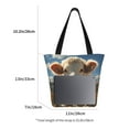thumbnail image 3 of Easygdp Daisy Meadow Cow Bolso de Hombro para Mujer, Bolso Bandolera y Cartera de Mano Elegante para Uso Diario, 3 of 6