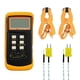 thumbnail image 1 of LCD Thermocouple Thermometer -50C-1300C K-Type Digital Temperature Meter Dual Channel Probe C/F/K Swift Data Hold, 1 of 5