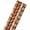 Red Trucks, Snowflakes, Red Stripes, Merry Christmas, variant on Recyclable Christmas Wrapping Paper for Kids with Cut Lines on Reverse (4 Rolls: 88 sq. ft. ttl) Kraft Brown with Christmas Lights, Deer, Snowflakes, Red, Green, Blue Stripes (0005JXW1212)