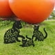 thumbnail image 5 of Estacas de metal decorativas para jardín, estatuas de jardín con silueta de gato negro para patio, césped al aire libre, decoración de jardín, juego de 3, 5 of 5