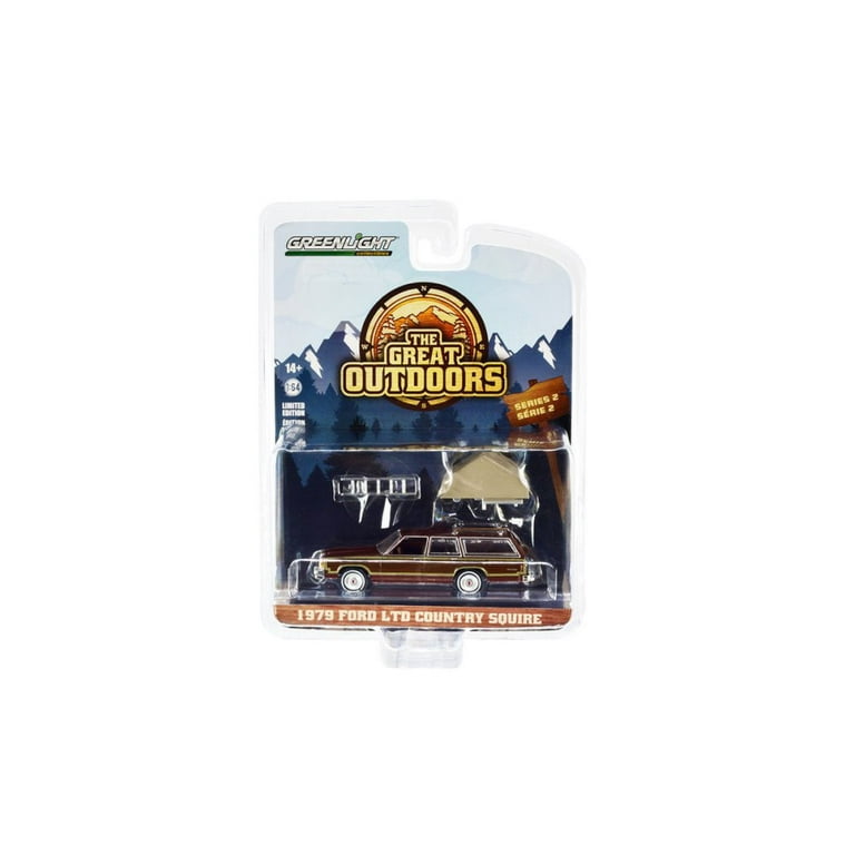 1979 Ford LTD Country Squire and Sleeper Tent - Greenlight
